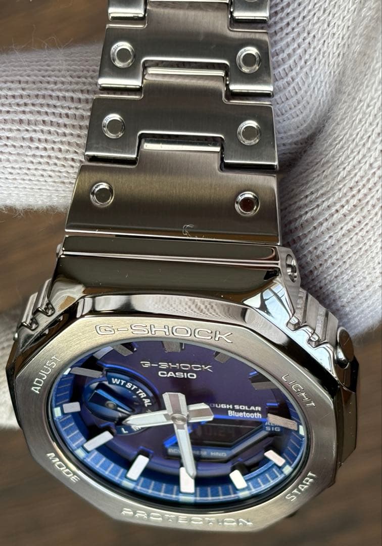 美品　G-SHOCK GM-B2100AD-2AJF GM-B2100 ブルー