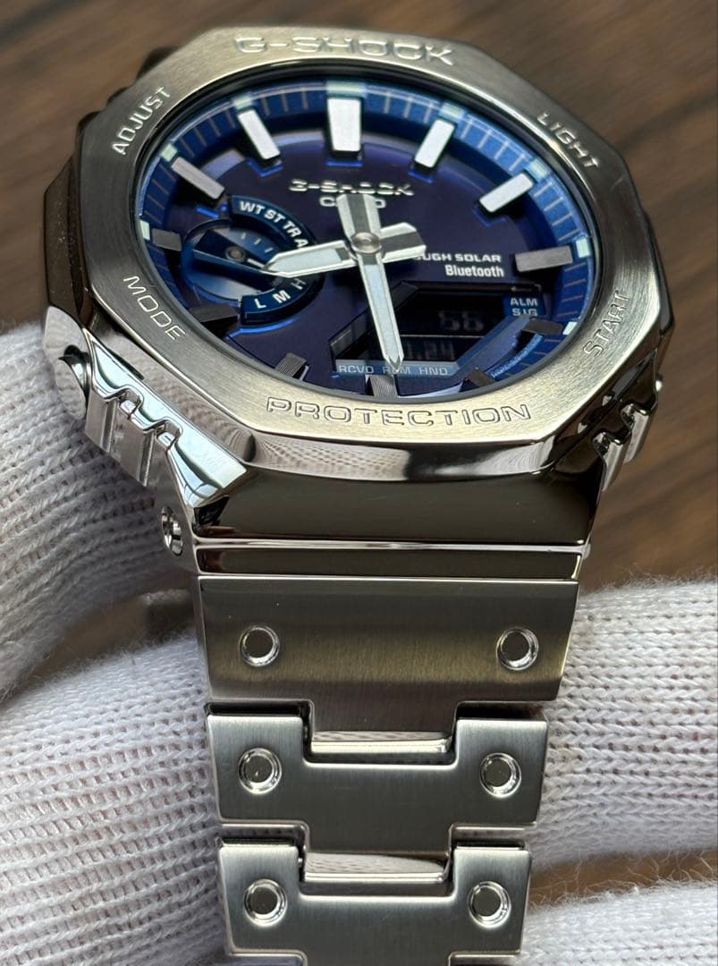 美品　G-SHOCK GM-B2100AD-2AJF GM-B2100 ブルー