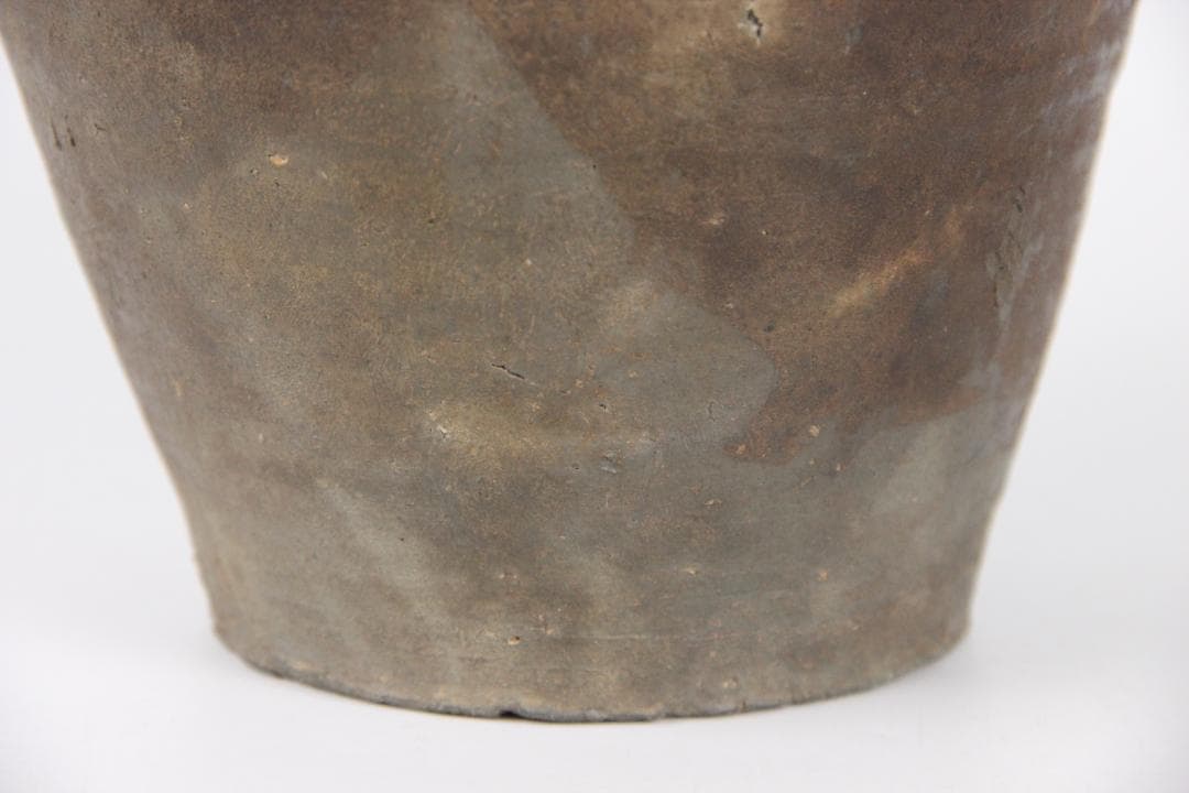 古陶壺　高麗時代　花瓶　花入り時代物　　大徳利　箱付　茶道具　ES1-21