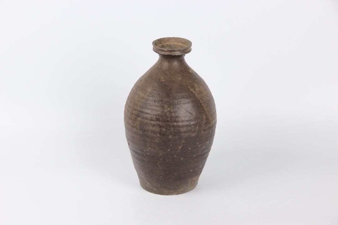 古陶壺　高麗時代　花瓶　花入り時代物　　大徳利　箱付　茶道具　ES1-21