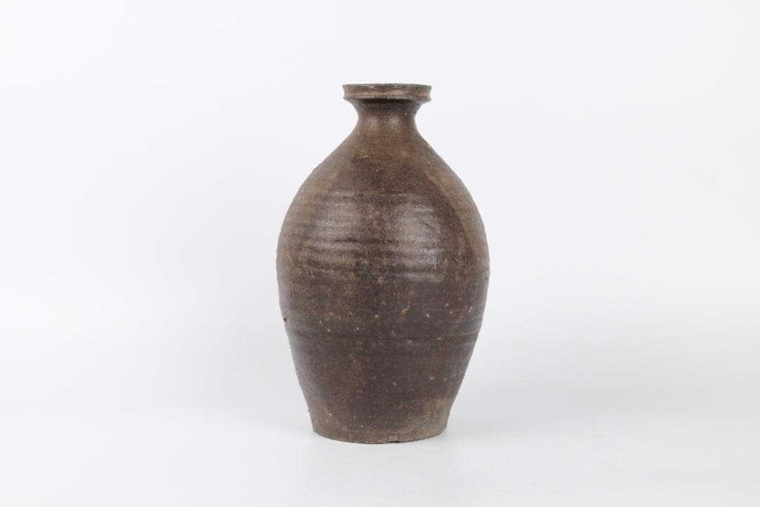 古陶壺　高麗時代　花瓶　花入り時代物　　大徳利　箱付　茶道具　ES1-21