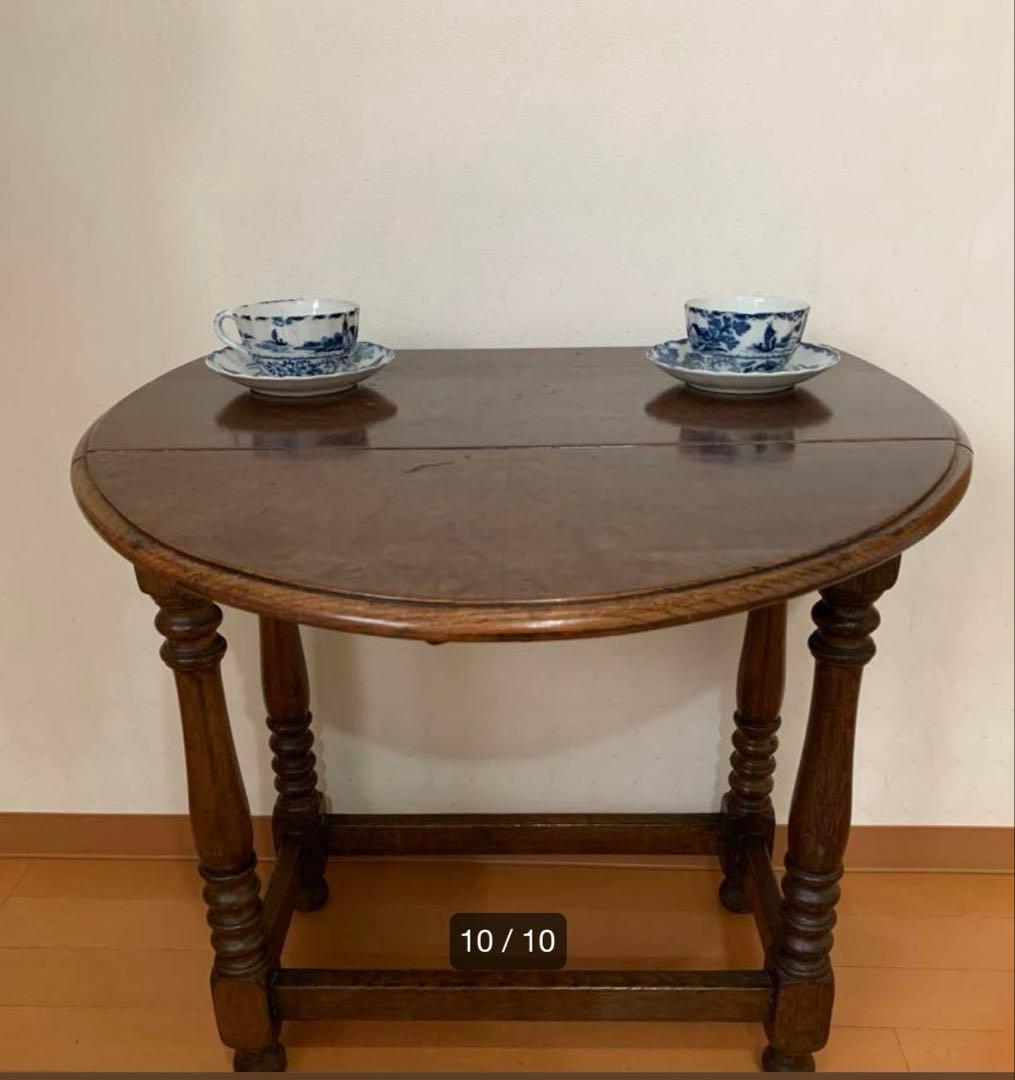 値引き相談❣️イギリスアンティーク　ウォールナット天板　バタフライ テーブル