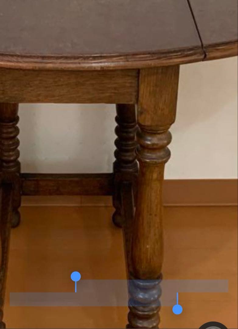 値引き相談❣️イギリスアンティーク　ウォールナット天板　バタフライ テーブル