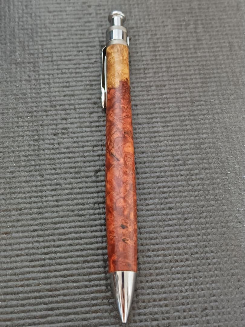 工房楔　花梨紅白　シャープペン