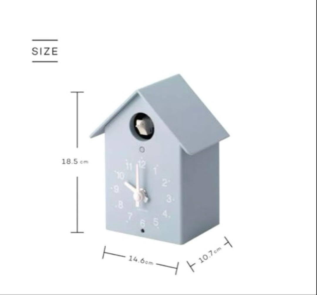 未使用　ふいごカッコー　ハト時計　クオーツ式　ふいご式鳩時計　ミズイロ