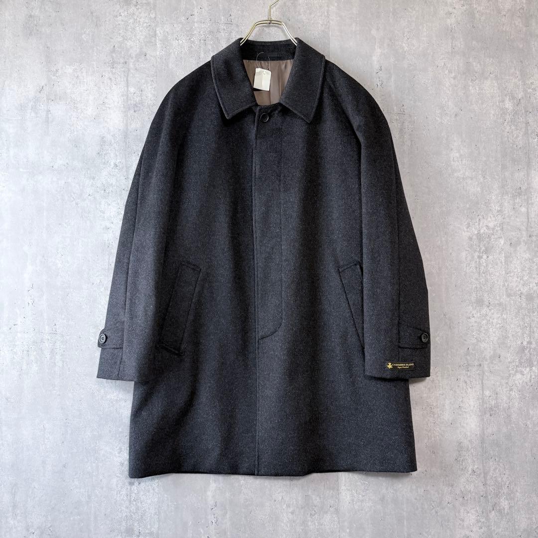 新品✨リブバリー LIVBARY カシミヤ混 ウール ステンカラーコート Ｌ