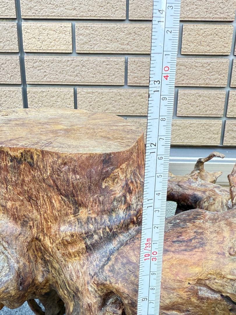 【送料込み】一点モノ★流木　置物　猪　オブジェ　ドリフトウッド　インテリア