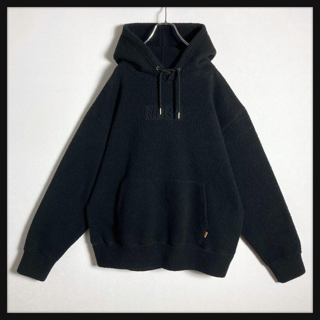 【92mam 様購入】FR2 センターロゴ パーカー ボアフリース 即完売モデル