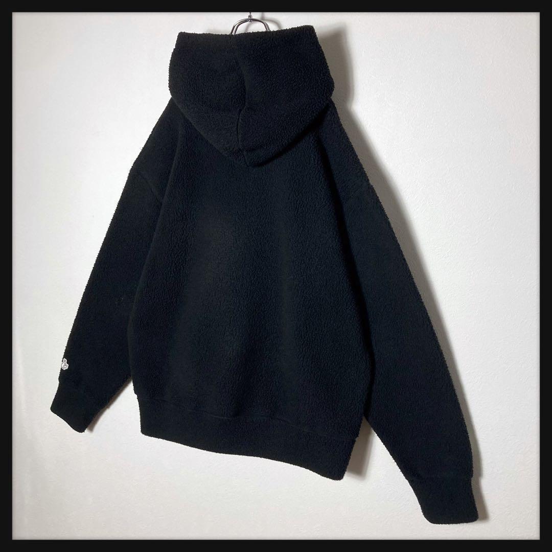 【92mam 様購入】FR2 センターロゴ パーカー ボアフリース 即完売モデル