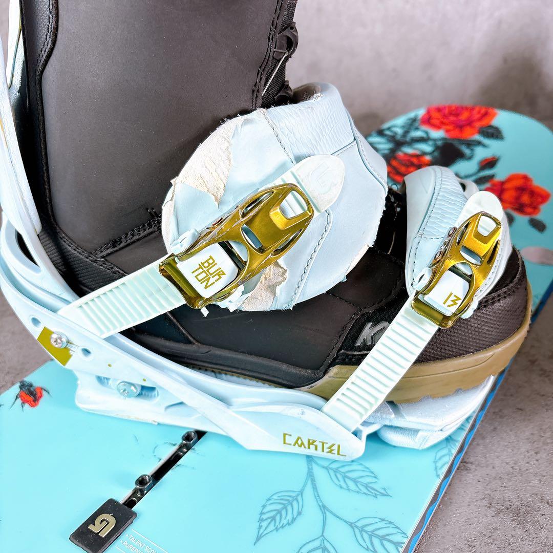 【BURTONセット】レディーススノーボード　 バートン　146cm バイン付き