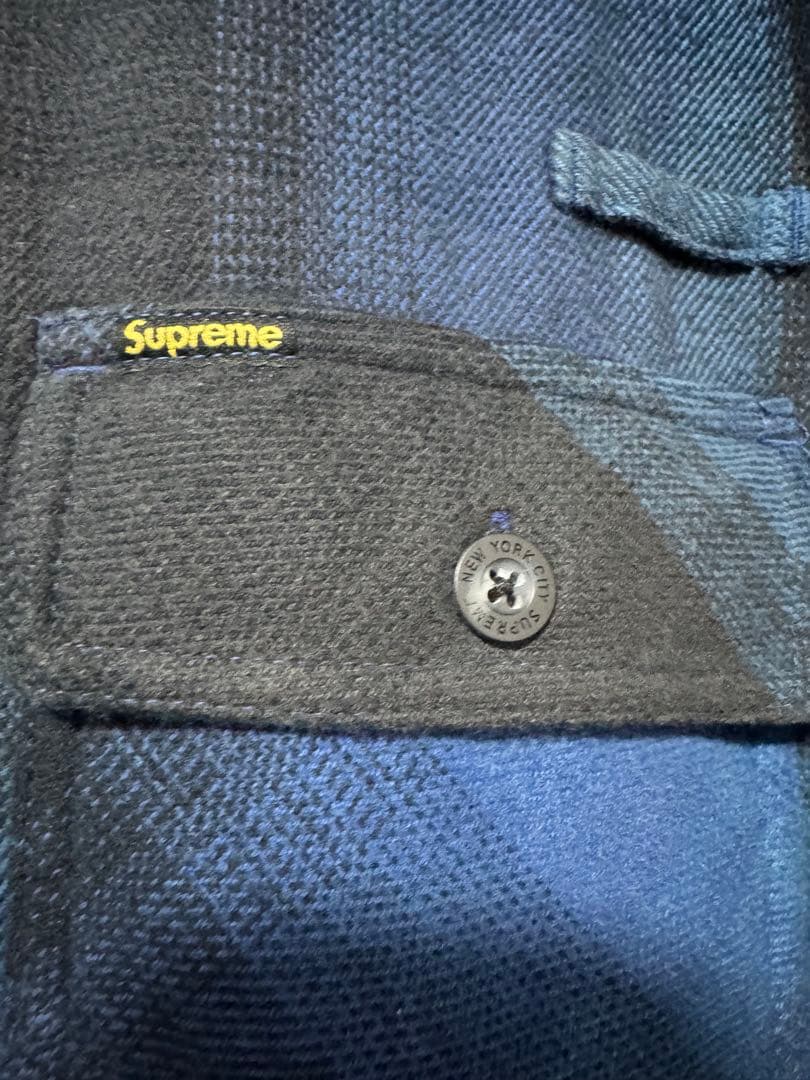 supreme アウター　ジャケット　フーディー　青　シュプリーム