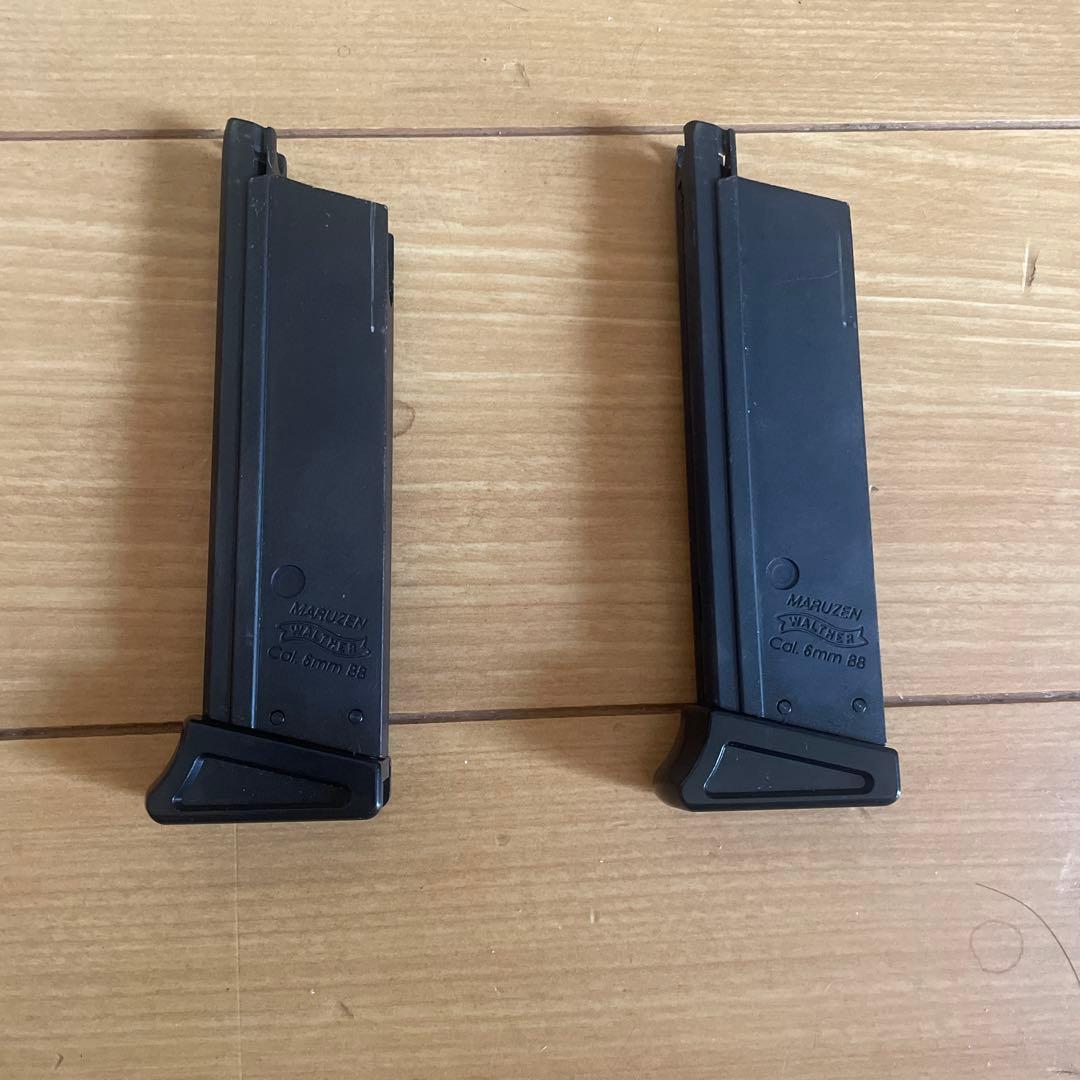マルゼン ワルサーppk/s ブラックメタル仕上げ プラスティック製ガスガン