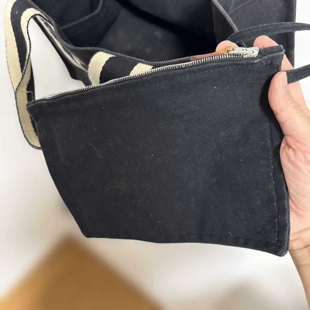 HERMES エルメス　ボラボラPM トートバッグ ブラック ホワイト ポーチ