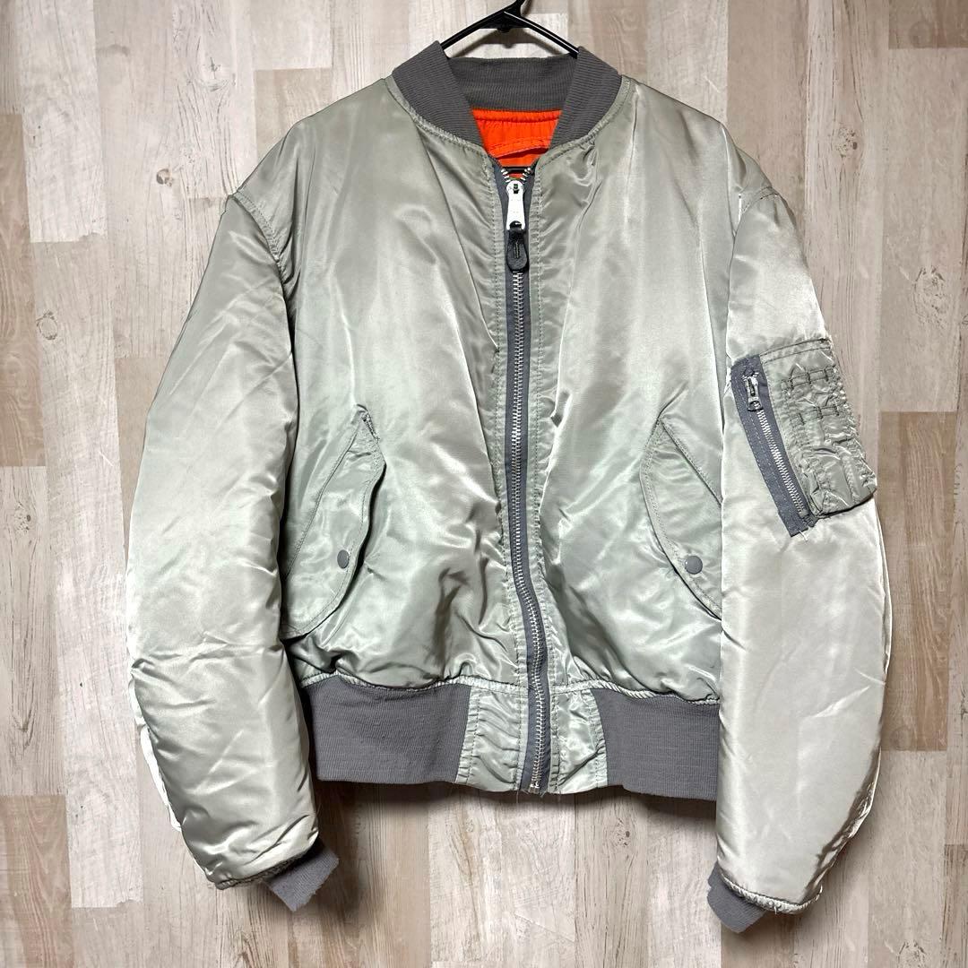 専用　80's- USA製 アルファ ma-1 バドワイザー刺繍 ジャケット