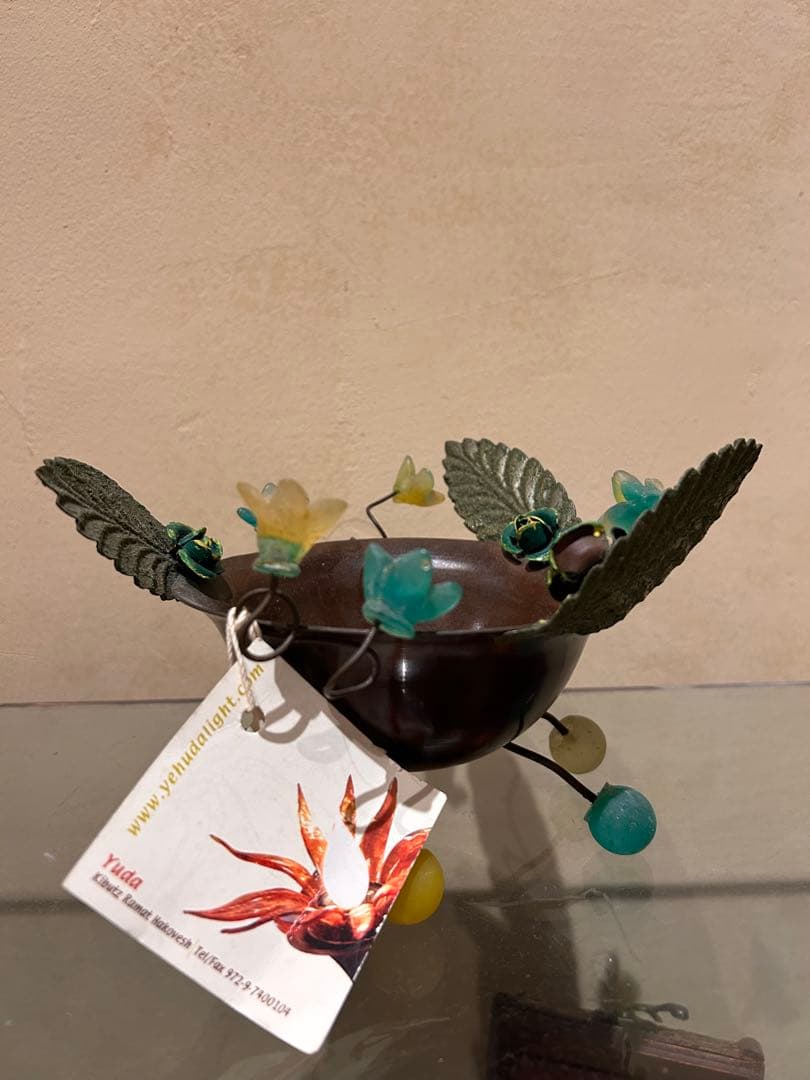 新品・未使用品銅製 装飾ボウル イスラエル作家 ユダ　定価¥16,500