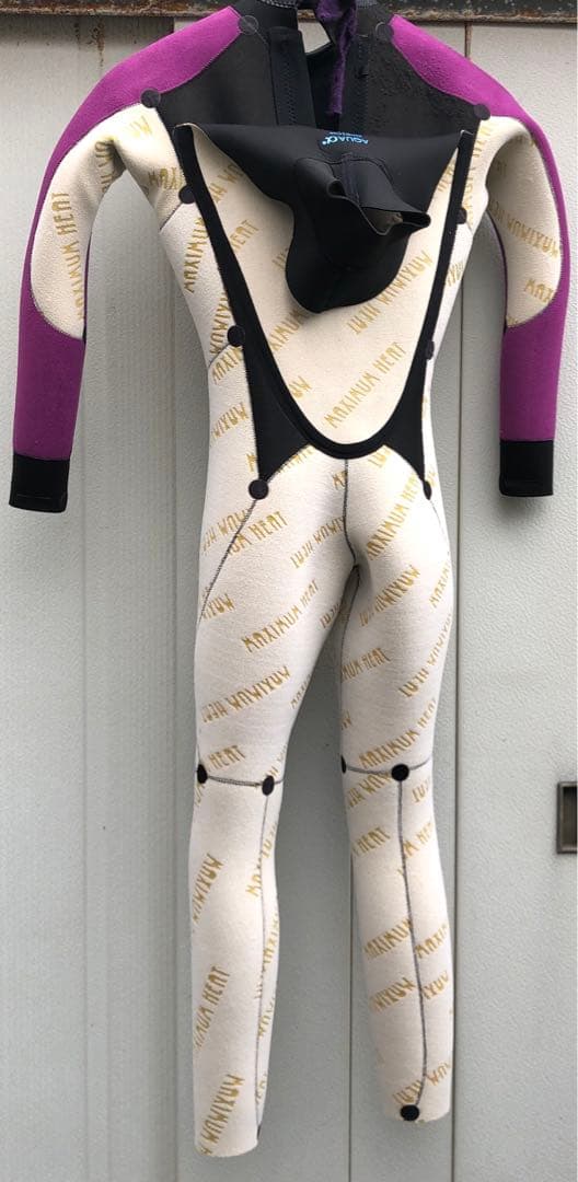 FELLOW セミドライ 5×3mm ウェットスーツ150 冬用裏起毛スキン美品