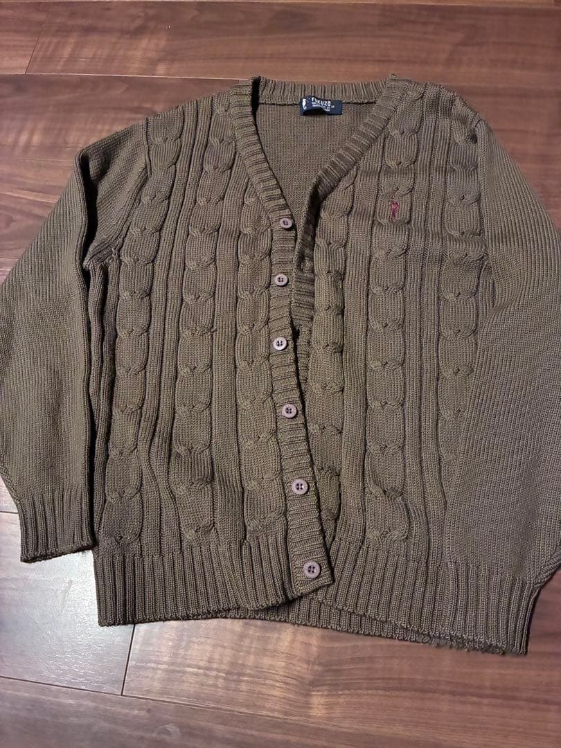 値下げ中　FUKUYO ブラウンカーディガン