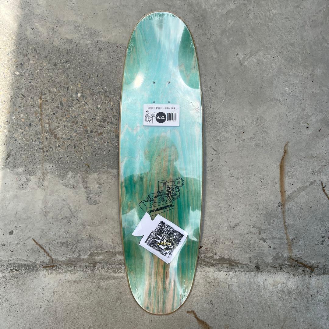 スケートボード Heated wheel Sorry Burt egg shape 9.25