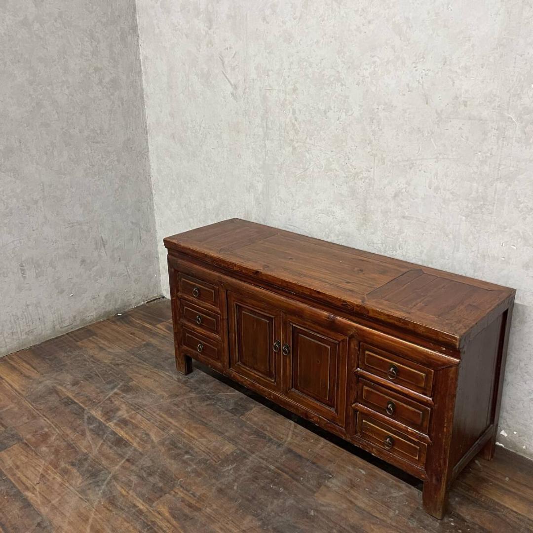 ヴィンテージ ローボード ローキャビネット 古家具 アンティーク 棚