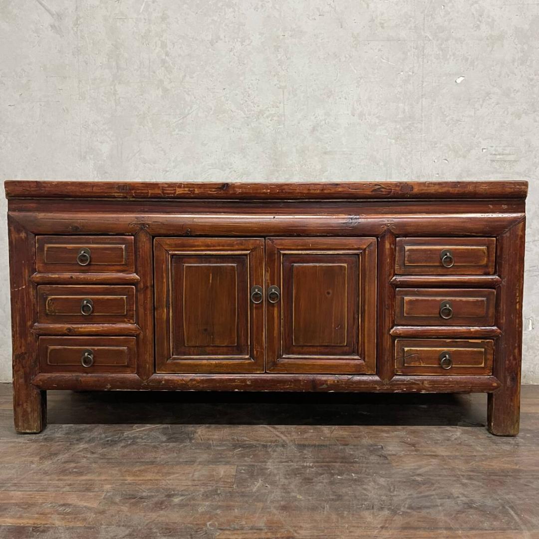 ヴィンテージ ローボード ローキャビネット 古家具 アンティーク 棚