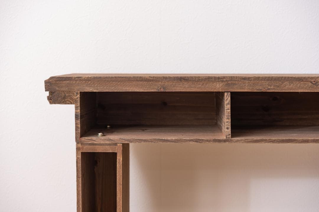 アンティーク調 マントルピース　ブラウン☆暖炉 リビング 幅100