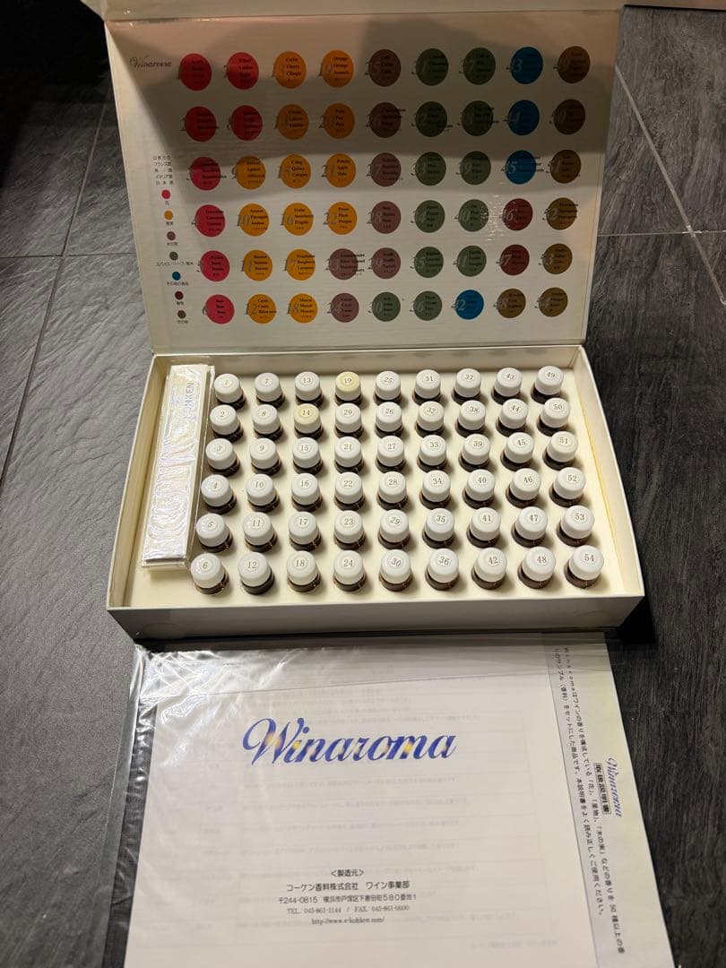 ワイナロマ 香サンプル 54種類セット　ソムリエワインエクスパート二次試験対策