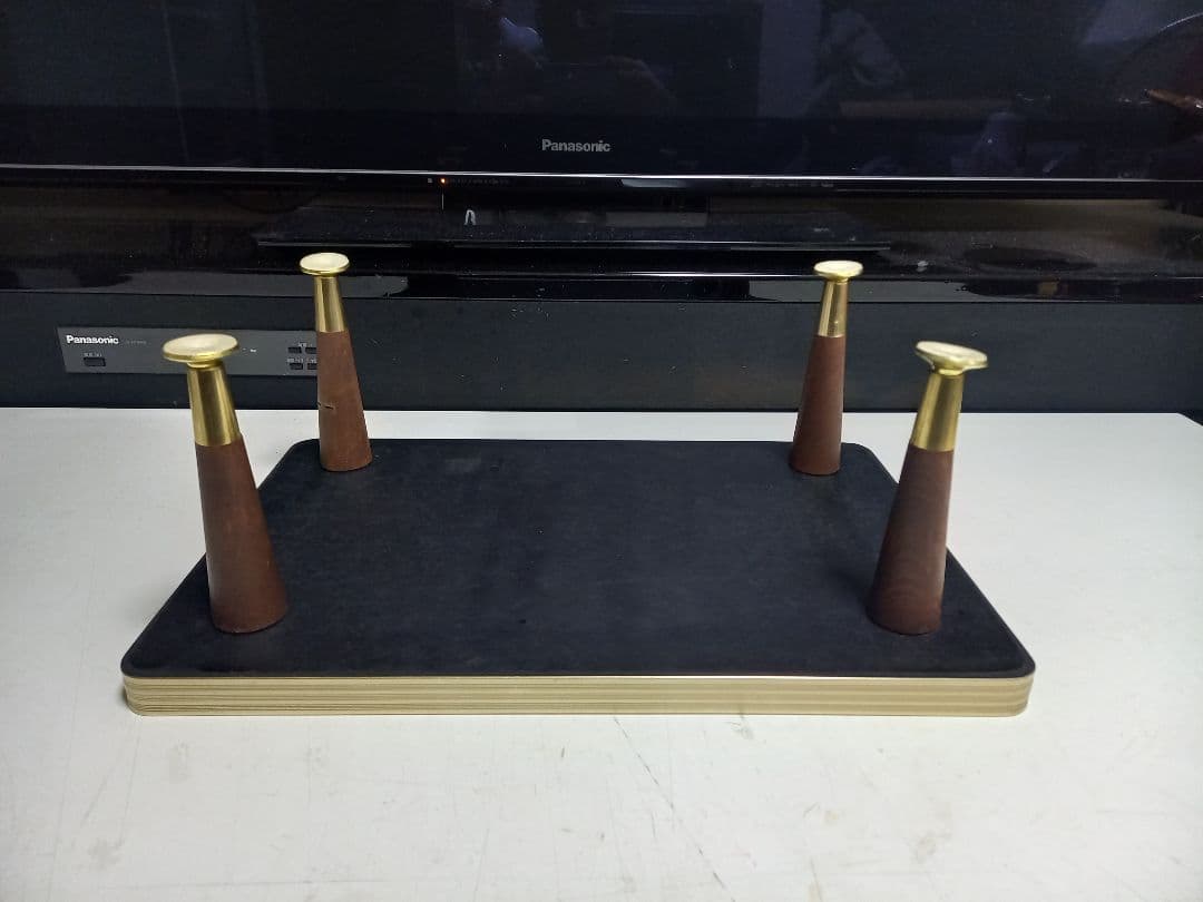 レア　レトロ　ポップ　スペースエイジ　フレーク　デザイン　赤　サイド　テーブル