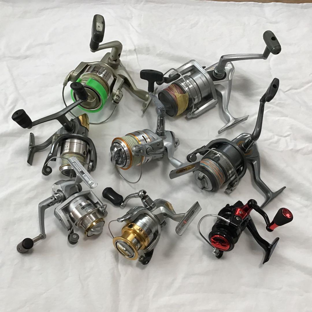 シマノSHIMANO（ダイワ）その他スピンニングリールまとめて８台【中古品】
