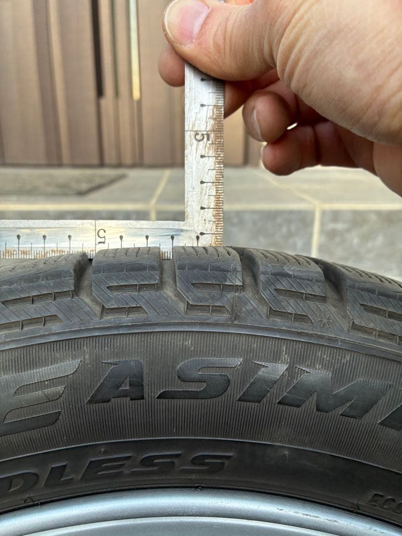 155/65R14 スタッドレスタイヤ アルミホイールの４本セット