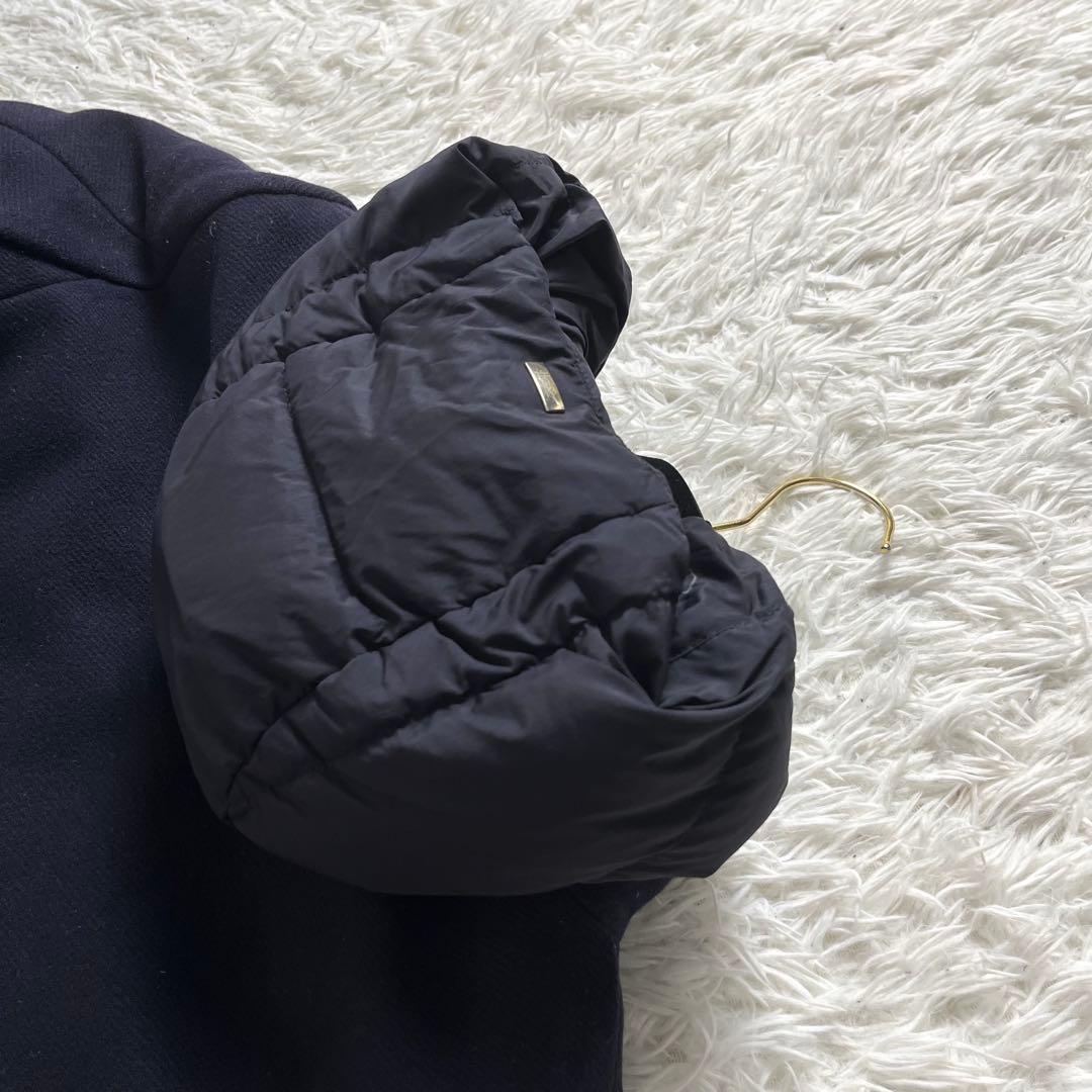 HERNO ヘルノ　切替　ダウン　コート　40 ロング丈　黒　2way