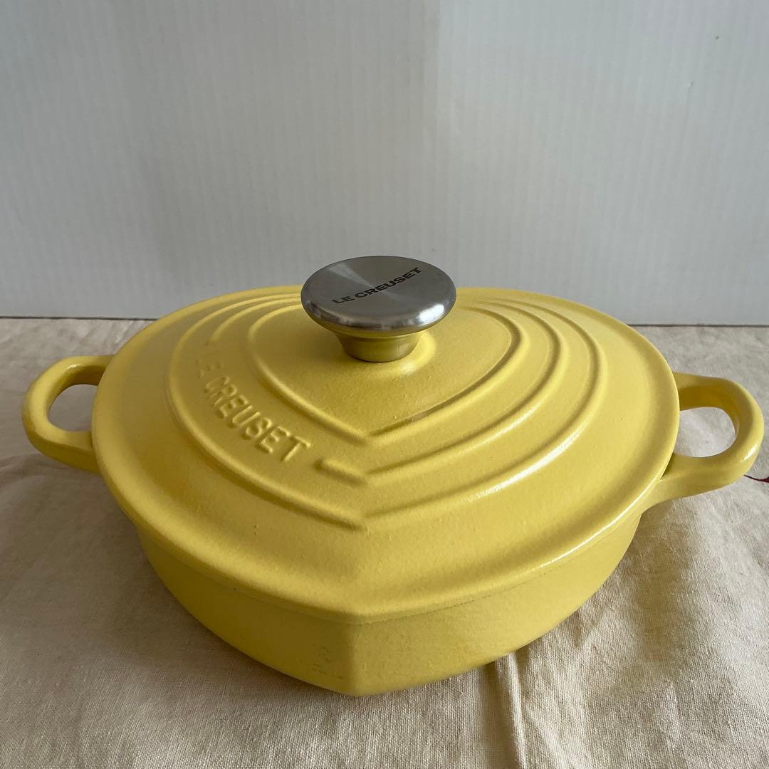 ルクルーゼ　　ダムール　ディッシュ 20cm ミモザ