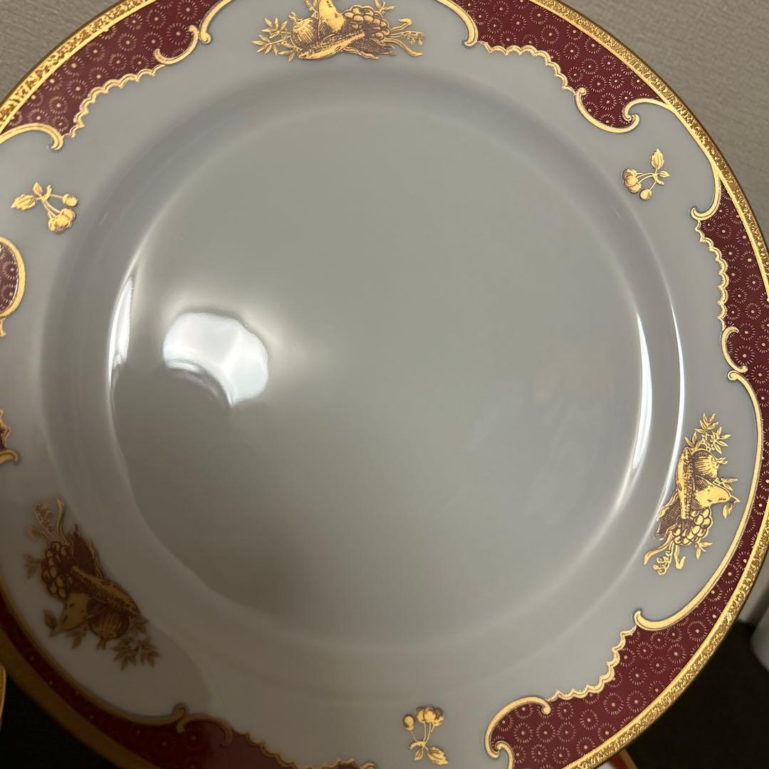 大倉陶園　リミテッドエディション　金蝕マロン　ディナープレート　26cm