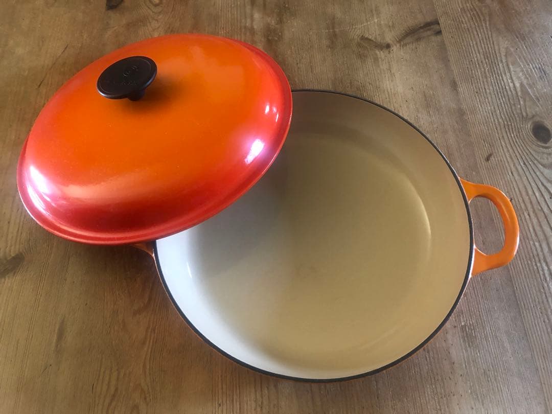 ル・クルーゼ　キャセロール 26センチ　オレンジ