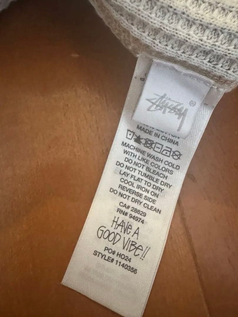 2025SS Stüssy ラグランサーマルベーシックストック　デザートカモ　L