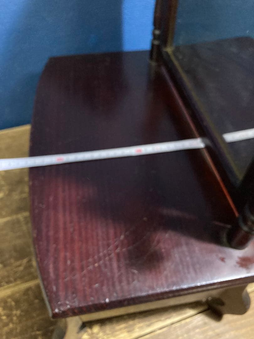 A 鏡台　鏡　アンティーク調　レトロ　ヴィンテージ　大正ロマン　猫脚　姫鏡