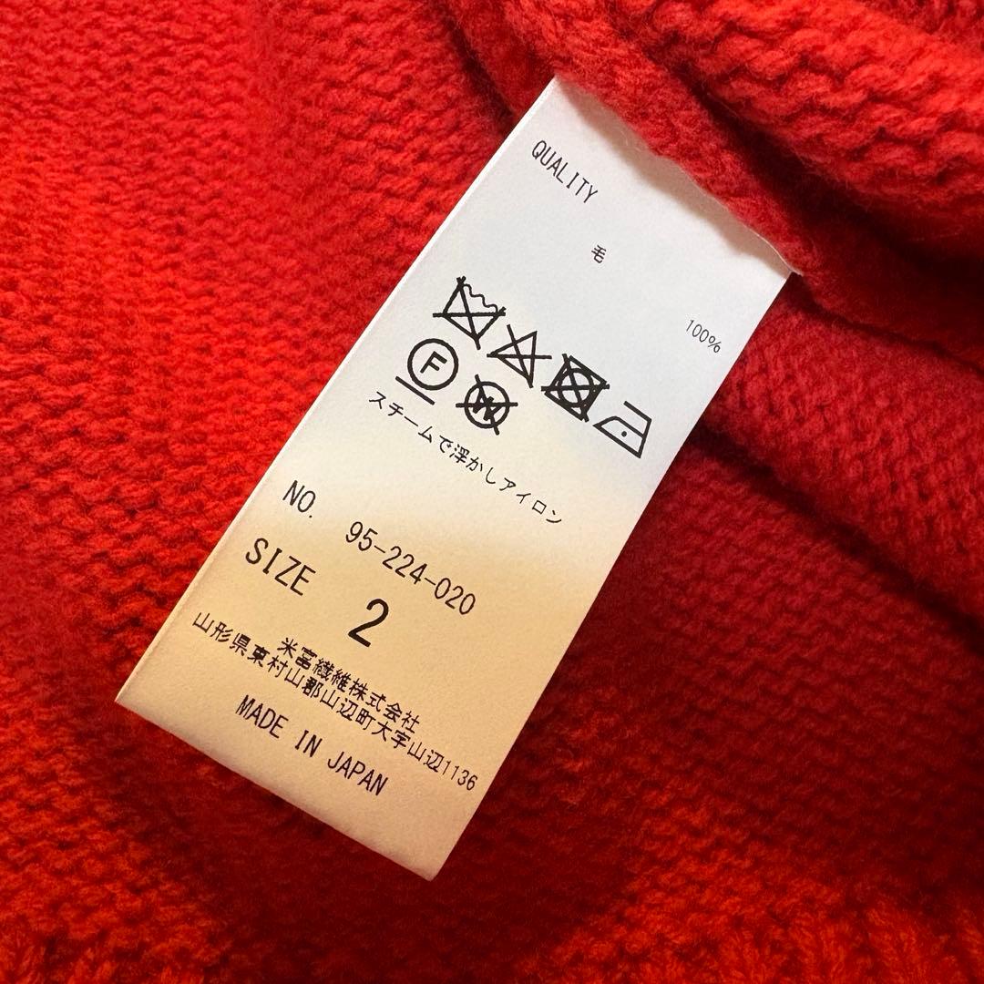 Yonetomi ヨネトミ ニューベーシック ラムウールニットカーディガン