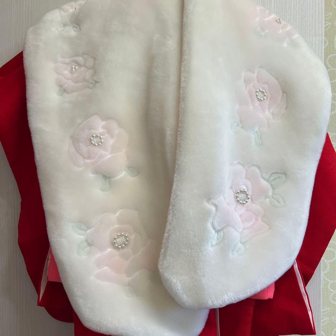 ひな祭り着せて七五三用花柄着物 ピンク3歳用