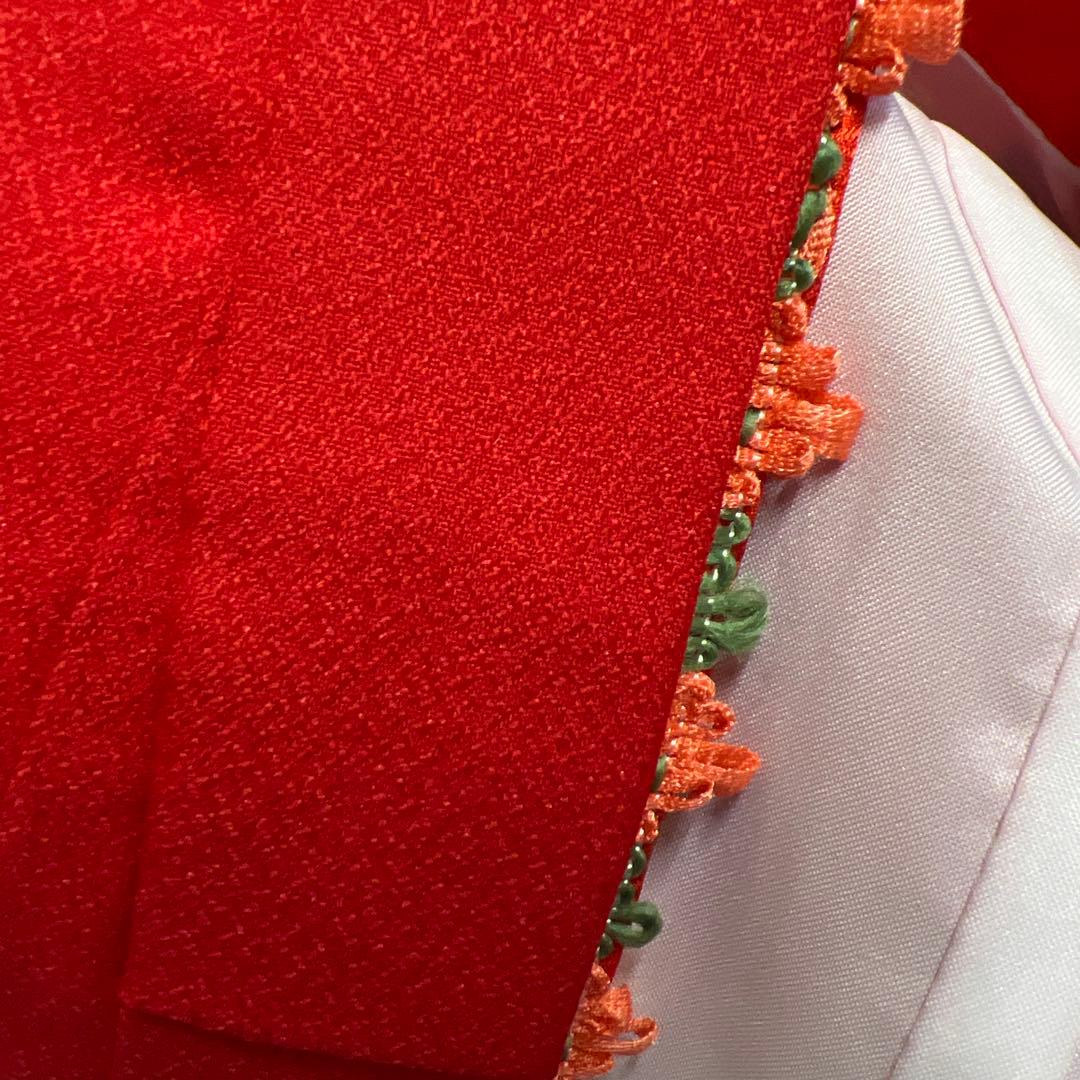 ひな祭り着せて七五三用花柄着物 ピンク3歳用