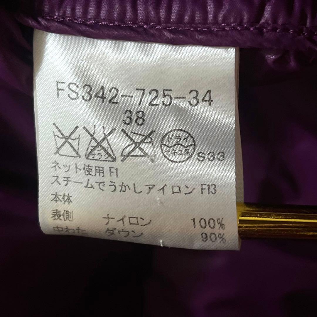 極美品☆バーバリーロンドンダウンジャケットパープル