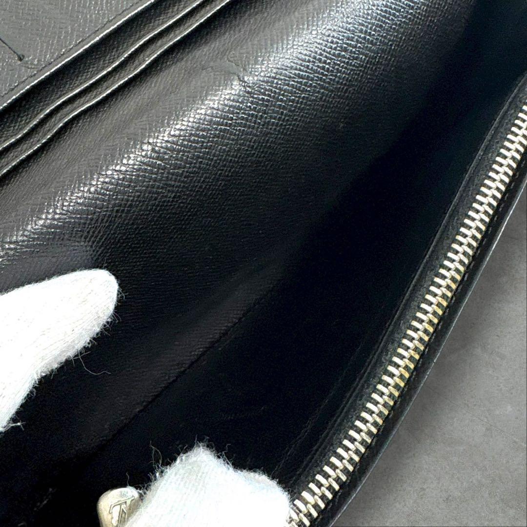 美品✨ ルイヴィトン エピ ポルトフォイユ ブラザ 長財布 折り財布 ブラック