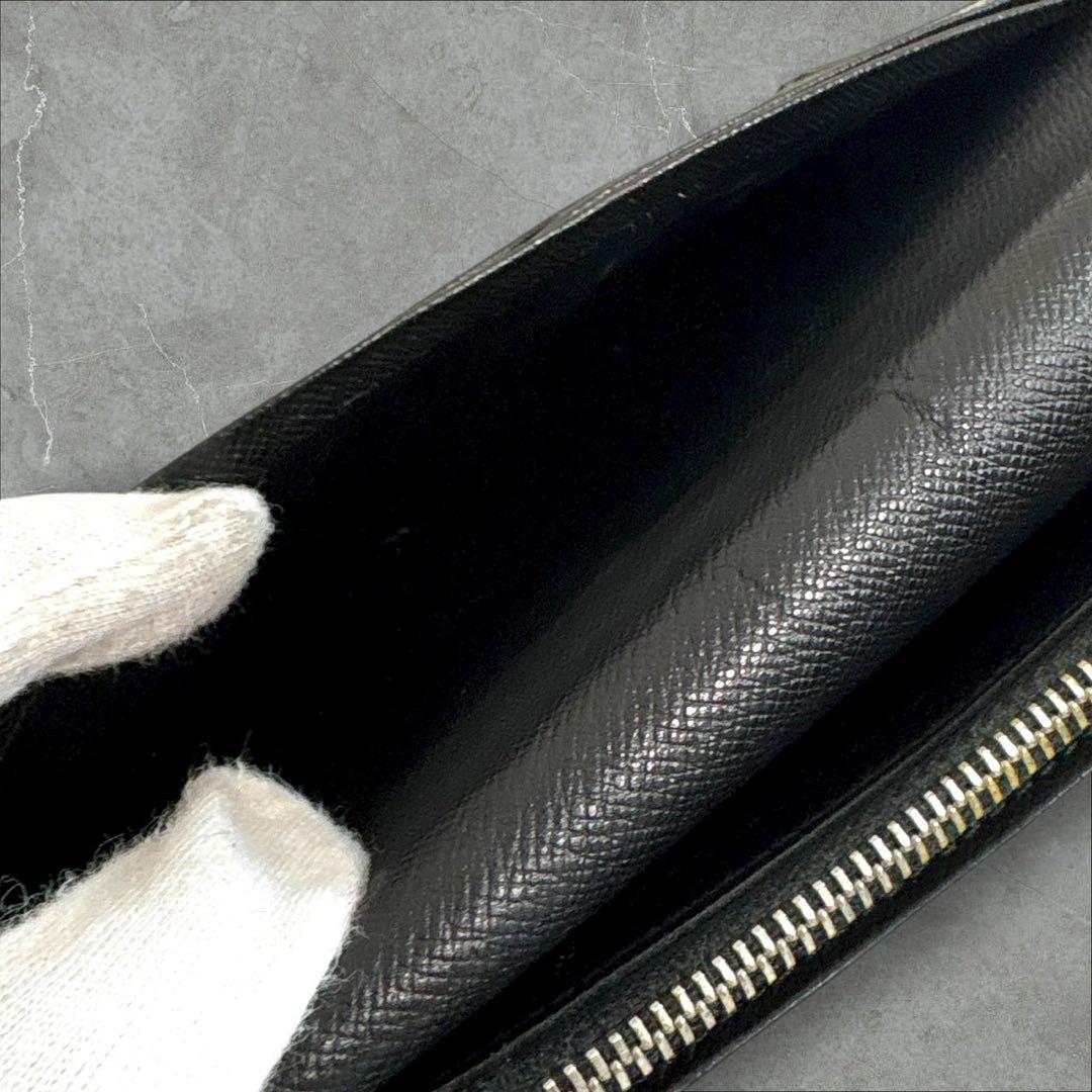 美品✨ ルイヴィトン エピ ポルトフォイユ ブラザ 長財布 折り財布 ブラック