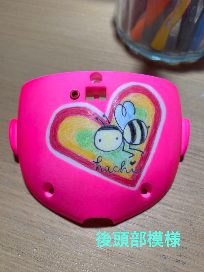 カスタムドール『ピンク鬼』金棒付き 節分 ピンク&ブラウンヘアツノ付きターバン