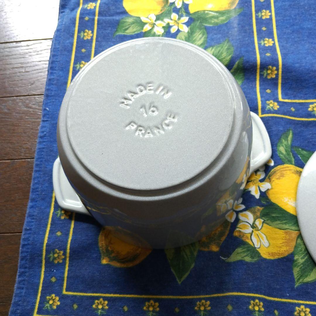 STAUB ストウブラ　ココット　de　GOHAN 16cm グレー M