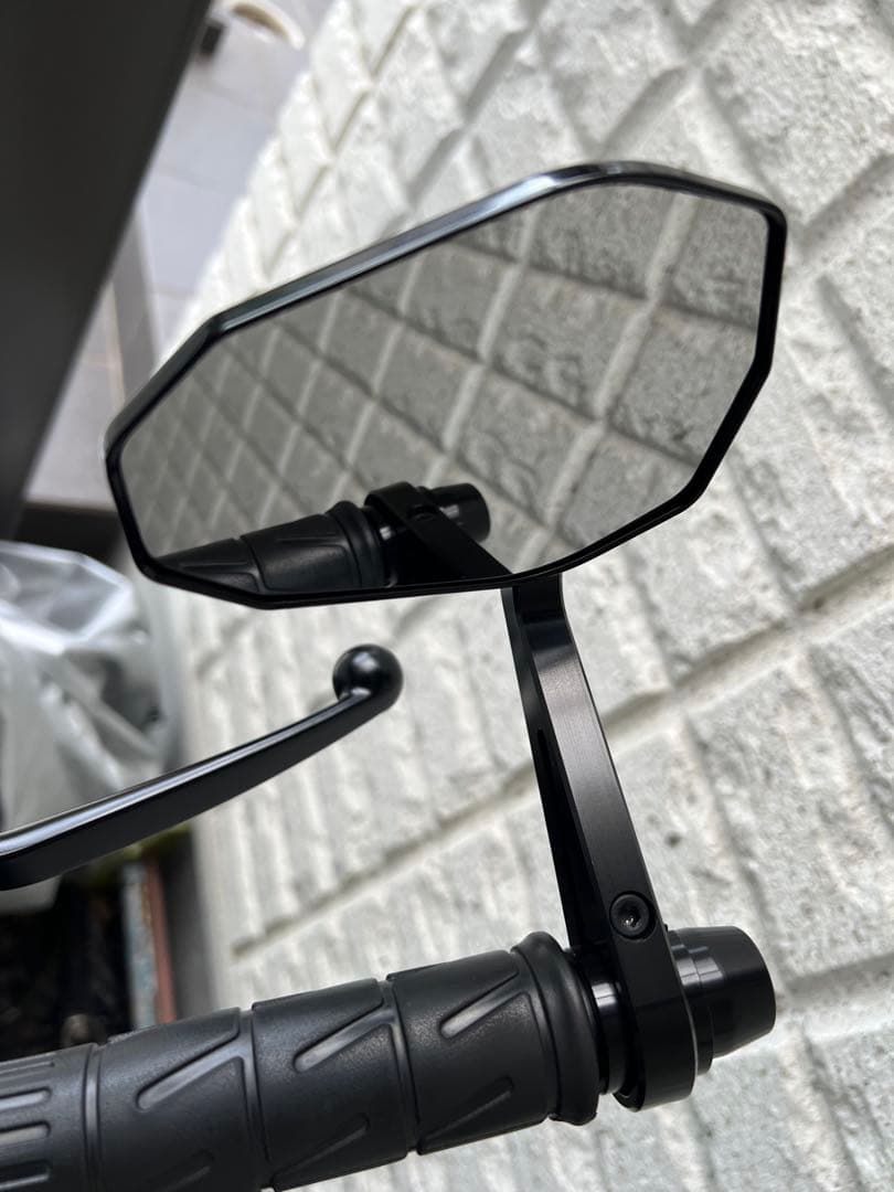 デイトナ　ハイサイダー　バーエンドミラー　バーエンドアダプター　セット