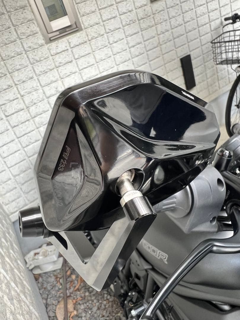 デイトナ　ハイサイダー　バーエンドミラー　バーエンドアダプター　セット