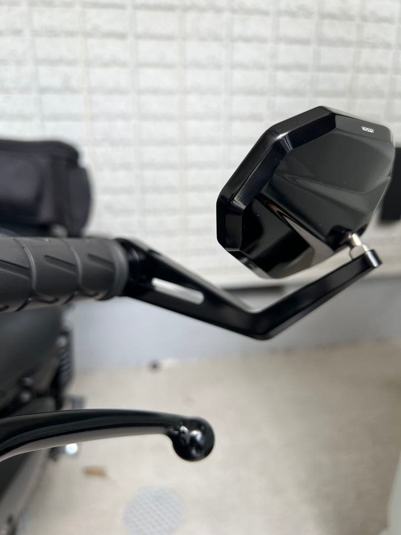 デイトナ　ハイサイダー　バーエンドミラー　バーエンドアダプター　セット