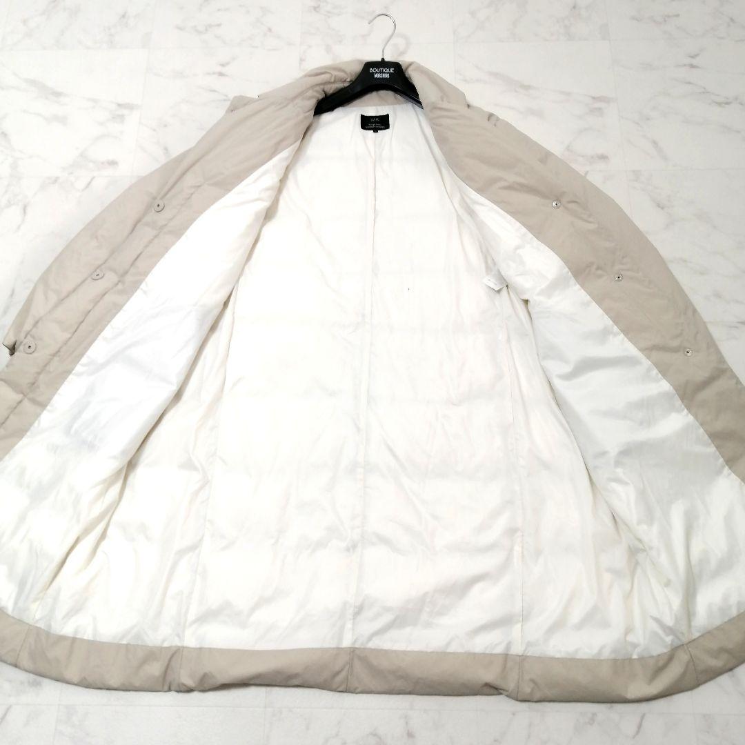 美品✨ 23区　ダウンコート　フェザー　50　大きいサイズ　ベージュ　希少サイズ