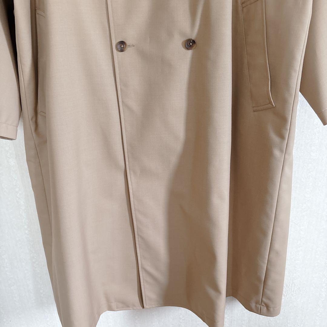 【極美品】グランマママドーター 中綿ライナー付き ギャバワイドトレンチコート