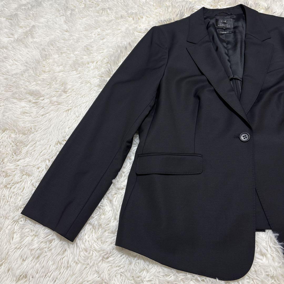 【特大サイズ・未使用に近い】　23区　セットアップ　ブラック　50サイズ