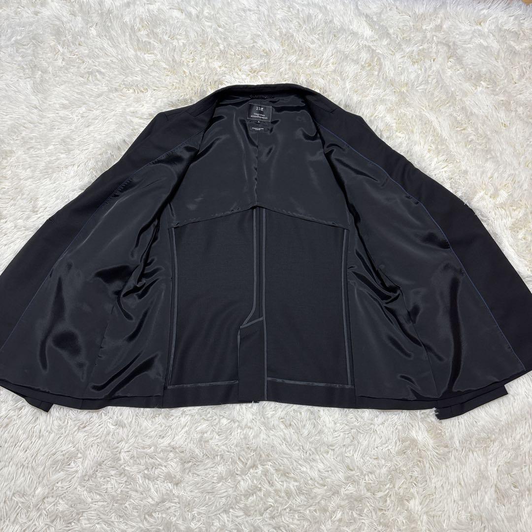 【特大サイズ・未使用に近い】　23区　セットアップ　ブラック　50サイズ